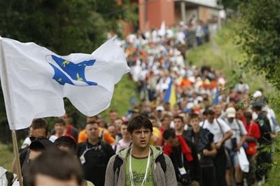Thousands participate in the annual peace march before the anniversary